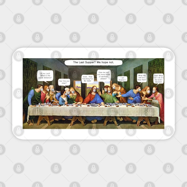 The Last Supper? Sticker by Conscious Kid Planet